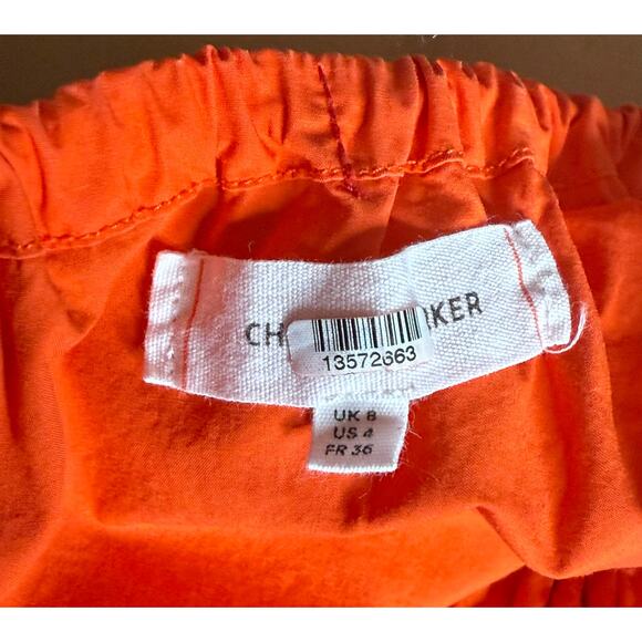 Chinti and Parker Red Tie Waist Dress 4 - Picture 9 of 9